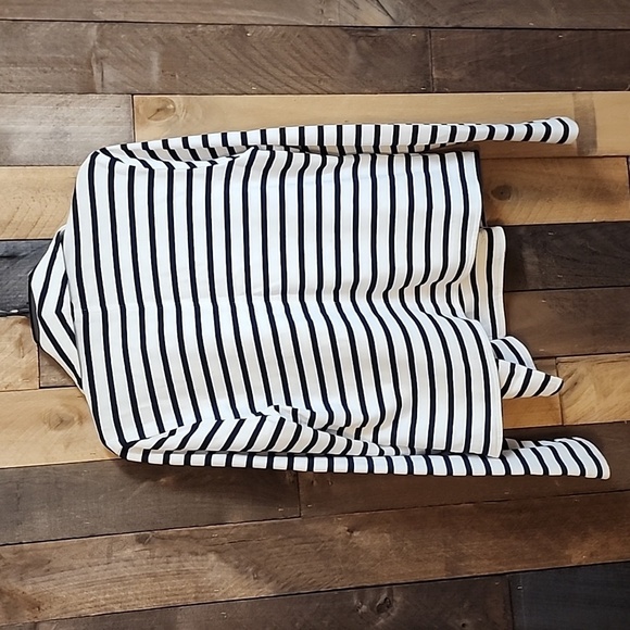 Gap Striped knit moto jacket, size L - Picture 5 of 6